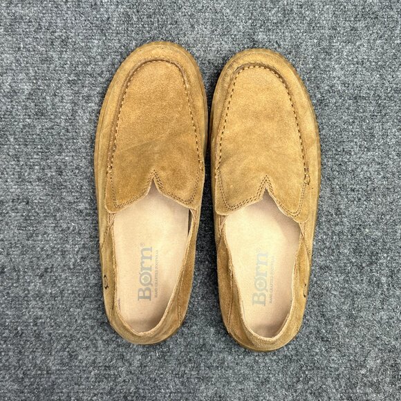 Born Loafers Men\'s Size 8.5 Brown Suede Leather Slip On‎ Comfort Casual Shoes main image 10